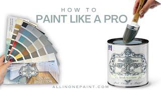 How to Paint Cabinets Like a PRO using ALL-IN ONE Paint from Heirloom Traditions Paint