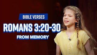 Bible Verses: Romans 3:20-30 From Memory