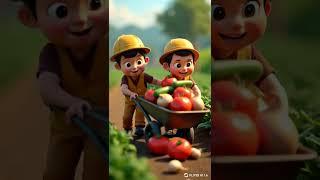 "Tiny Farmers, Giant Harvest!  | Mini Workers on the Farm"