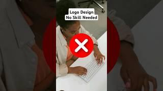 Logo Design | No Skill | No Software #logo #logodesigntips