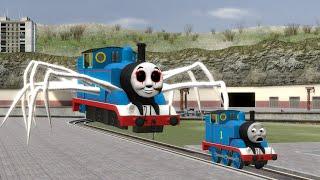 Building a Thomas Train Chased By Cursed Thomas and Friends,Thomas The Train Attack in Garry's Mod!