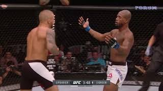 Bobby Green taunts Dustin Poirier then gets knocked tf out.