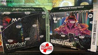 MTG Foundations vs Duskmourn Collector Box Opening: Pricing 4 Boxes Each!