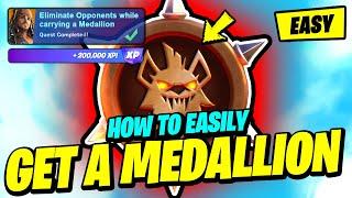 How to EASILY Eliminate opponents while carrying a MEDALLION - Fortnite X Pirates Of Caribbean Quest