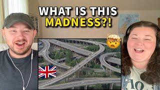 Americans React: Spaghetti Junction | The Crossroads of Britain?