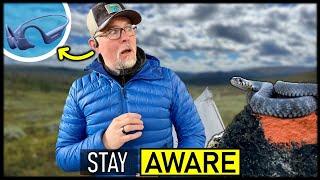 Stay aware when hiking using bone conduction!  RunnerDiver2 review. #hiking