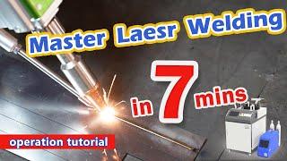 How to use Handheld Laser Welder | Beginner Tutorial