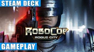 Robocop: Rogue City Steam Deck Gameplay