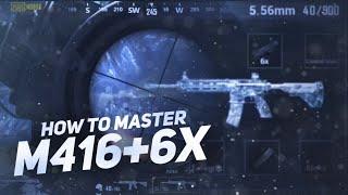 HOW TO MASTER M416+6X (PART-1) | BEST WAY | PUBG MOBILE