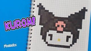 COMO DIBUJAR A KUROMI EN PIXEL ART - PIXELADOS