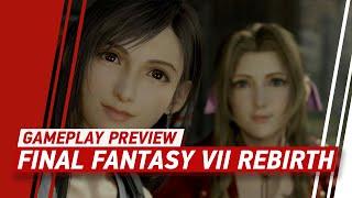 New Final Fantasy VII Rebirth Gameplay: Open-world combat, Chocobo chasing & Midgardsormr Boss Fight