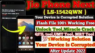 Jio Phone Next Your Device is Corrupted Problem Fixed/Jio Next Your Device is Corrupt 100% Working