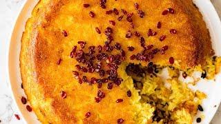 Tachin (Persian Saffron Baked Rice)