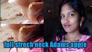 Full strech neck Adams apple challenge||Neck movement challenge||Adams apple challenge||