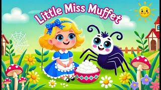 Little Miss Muffet ️ | Fun Nursery Rhyme for Kids | Kuchu Muchu TV | Top Famous & Most Popular