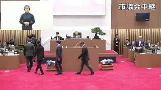 長崎市議会　令和６年第２回定例会　招集日（6月13日）