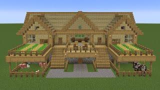 Minecraft - How to build a Large Survival Farm Base