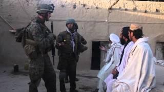 US Marines Patrol in Sangin Afghanistan 2010