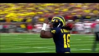 Denard Robinson Martavious Odoms Roy Roundtree Kevin Koger Eating Touchdown Celebration