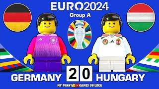 Germany vs Hungary 2-0  - All Goals & Highlights EURO 2024 ( Group A ) Lego Football