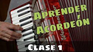 Clases de Acordeón: CLASE 1 - Cómo colocarse el instrumento - aprender acordeon (tutorial)