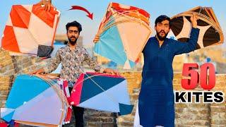 Flying 50 kite Challange | Pindi Boys Patangbazi | 0.14 Laba ada guday kay pachay 🪁