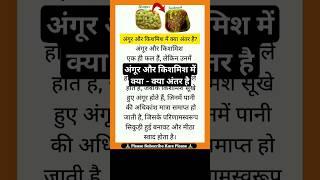 अंगूर और किशमिश में क्या अंतर है | what is the difference between grapes and raisins #datesbenefits