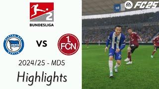 FC 25 | Hertha BSC | 2. Bundesliga | Matchday 5 | Hertha BSC vs 1. FC Nürnburg