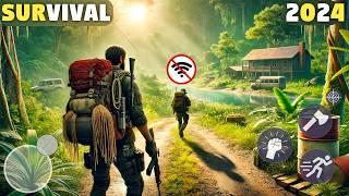 Top 15 REALISTIC OFFLINE SURVIVAL Games For Android 2024 | Top 10 Best Survival Games for Mobile