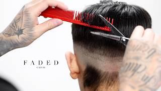 Gave this kid a complete TRANSFORMATION!!! how to do a clean drop fade step by step!