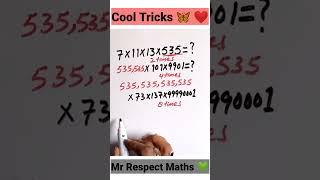 Multiplication Trick | Nultiply Any Three Digit Numbers By 7x11x13 #shorts #maths
