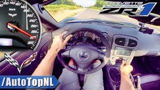 Corvette ZR1 6.2 V8 SUPERCHARGED 300km/h AUTOBAHN (NO SPEED LIMIT) POV by AutoTopNL