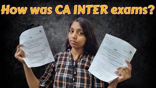 CA INTER Nov 23 exam review** How was my CA inter Nov 23 exam? Failing again?