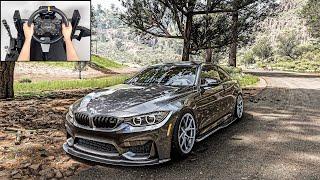 BMW M4 | Forza Horizon 5 | Steering Wheel Gameplay