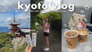 JAPAN VLOG  kyoto diaries, nishiki market, miffy bakery, bamboo forest, first onsen, photobooths