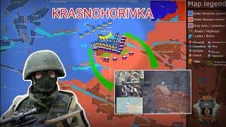 Russian forces advanced in Krasnohorivka [21 June 2024]