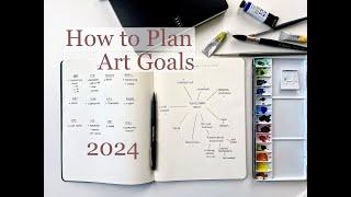 How to Plan Art Goals 2024