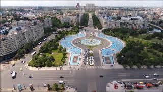 Bucurestiul vazut din drona. Bucarest a vista de pájaro.