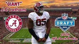 "J.C Latham is a ROAD-GRADER!" | 2024 NFL Draft Prospect Profile
