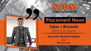 NSDM INDIA Placement News