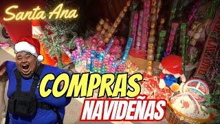 Las Compras Navideñas en Santa Ana Feliz Navidad EL Salvador