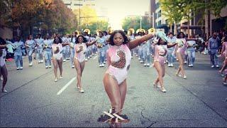 Alabama A&M University “Marching Maroon & White” Marching in the 2024 Magic City Classic Parade