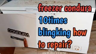 Freezer Condura chezz type 10 times blingking error