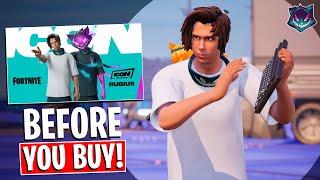 RUBIUS Joins the ICON SERIES! Gameplay + Combos! Before You Buy (Fortnite Battle Royale)