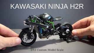 Building the Ultimate Custom Tamiya Kawasaki Ninja H2R 1/12 - Exquisite Masterpiece