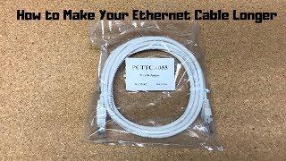 How make a Ethernet Cable longer!