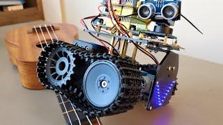 Robot tank Arduino Uno bluetooth kit unboxing and assembly - Arduino projects