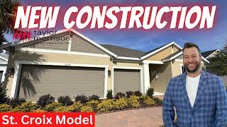 Inside Taylor Morrison St Croix Model New Homes in Wesley Chapel Florida River Landing Community