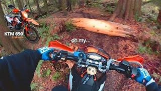 Hard Enduro on a KTM 690!