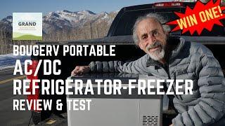 Ep. 178: BougeRV Portable AC/DC Refrigerator-Freezer | Review & Test | RV camping travel gear